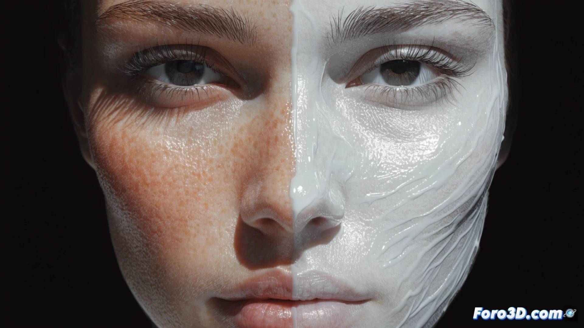 dermatologist holding a magnifying glass examining sunburned skin under UV light, microscopic view of DNA damage in epidermal cells, sunscreen bottle with chemical ingredients list blurred in background, split-screen showing collagen breakdown process, clinical examination room with medical lamp, photorealistic medical visualization, dramatic lighting emphasizing skin texture damage, cellular-level detail with glowing mutation markers, sterile medical environment, hyper-detailed tissue layers visible