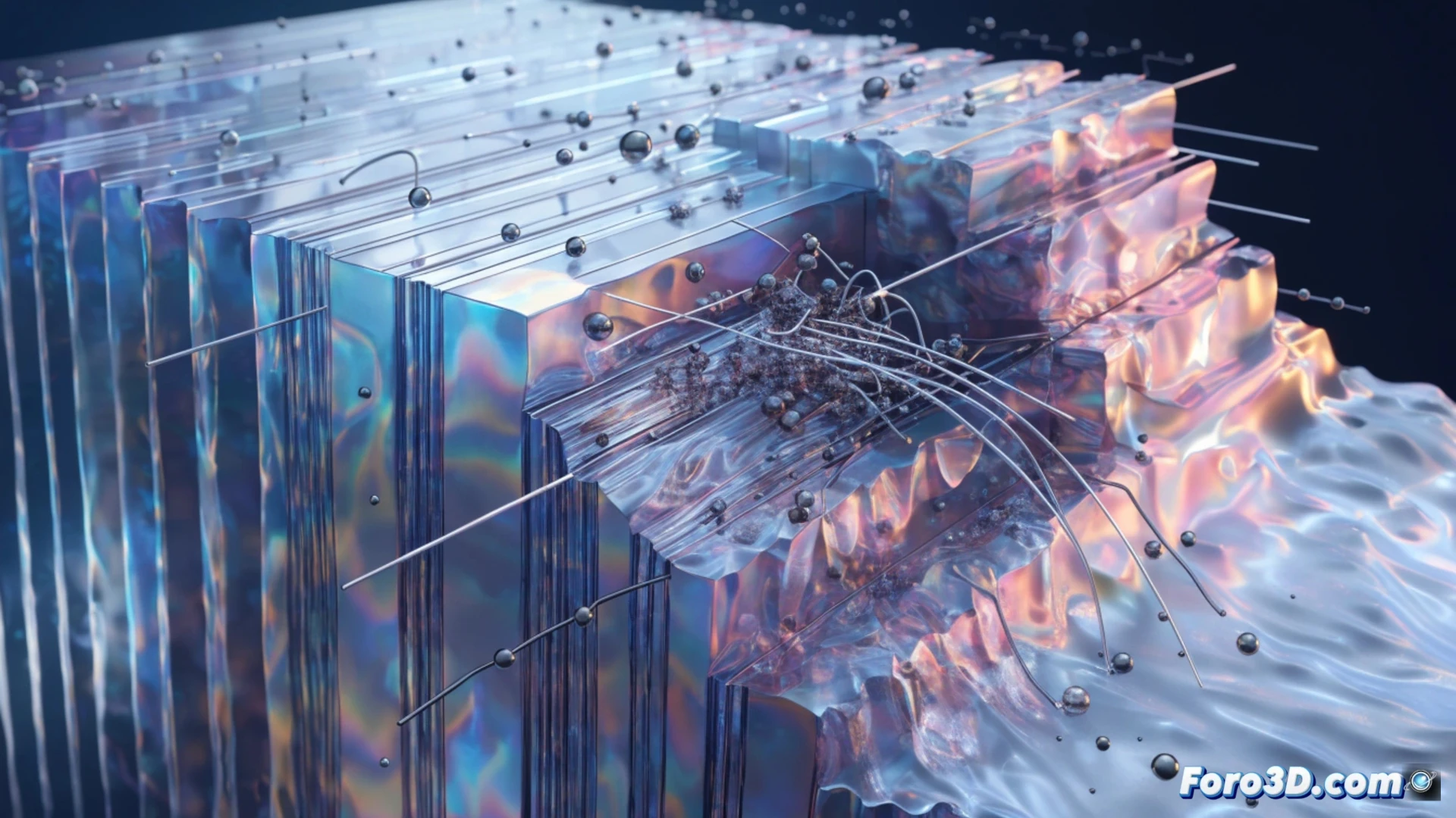 Error de alineación atómica en soldadura cuántica de chips 3D con capas semiconductoras y haz de iones