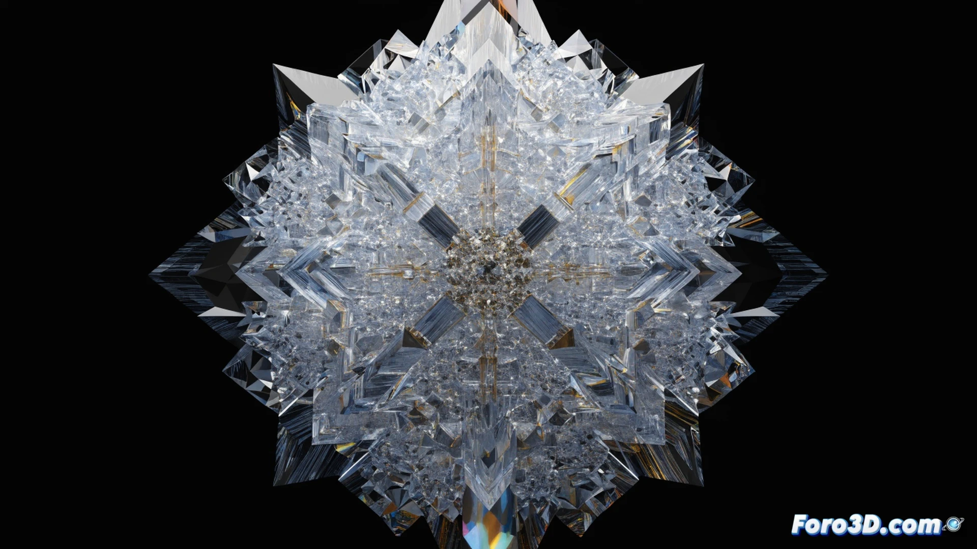 Blender 3D interface with a glowing crystalline formation emerging from a procedural node setup, hands adjusting parameters on a node graph while complex faceted crystals grow in real-time on the viewport, technical illustration style, geometric gemstone structures with sharp edges and translucent reflections, node connections highlighted with neon blue lines, wireframe overlay showing mesh complexity, dark workspace with dramatic backlighting, photorealistic render with subsurface scattering effects, digital artistry tools visible on screen