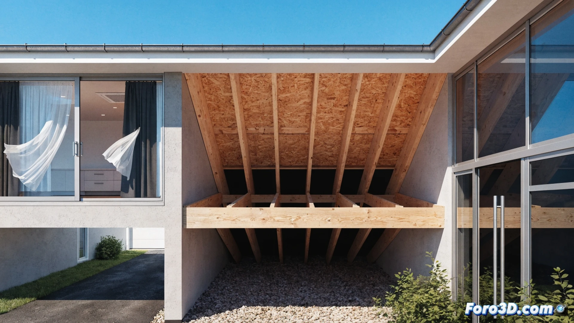 photorealistic architectural visualization, a modern apartment building facade under intense July sun, infrared heat waves radiating from dark concrete walls, a thermometer embedded in the wall showing extreme temperature, cross-section cutaway revealing a cramped interior with no ventilation ducts, a small fan struggling in a corner, a person wiping sweat while touching a hot window glass, no shading devices or insulation layers visible, technical diagram overlay showing heat trapped inside, dramatic harsh shadows, cinematic lighting with sun flares, hyper-detailed textures of cracked paint and peeling wallpaper, engineering illustration style