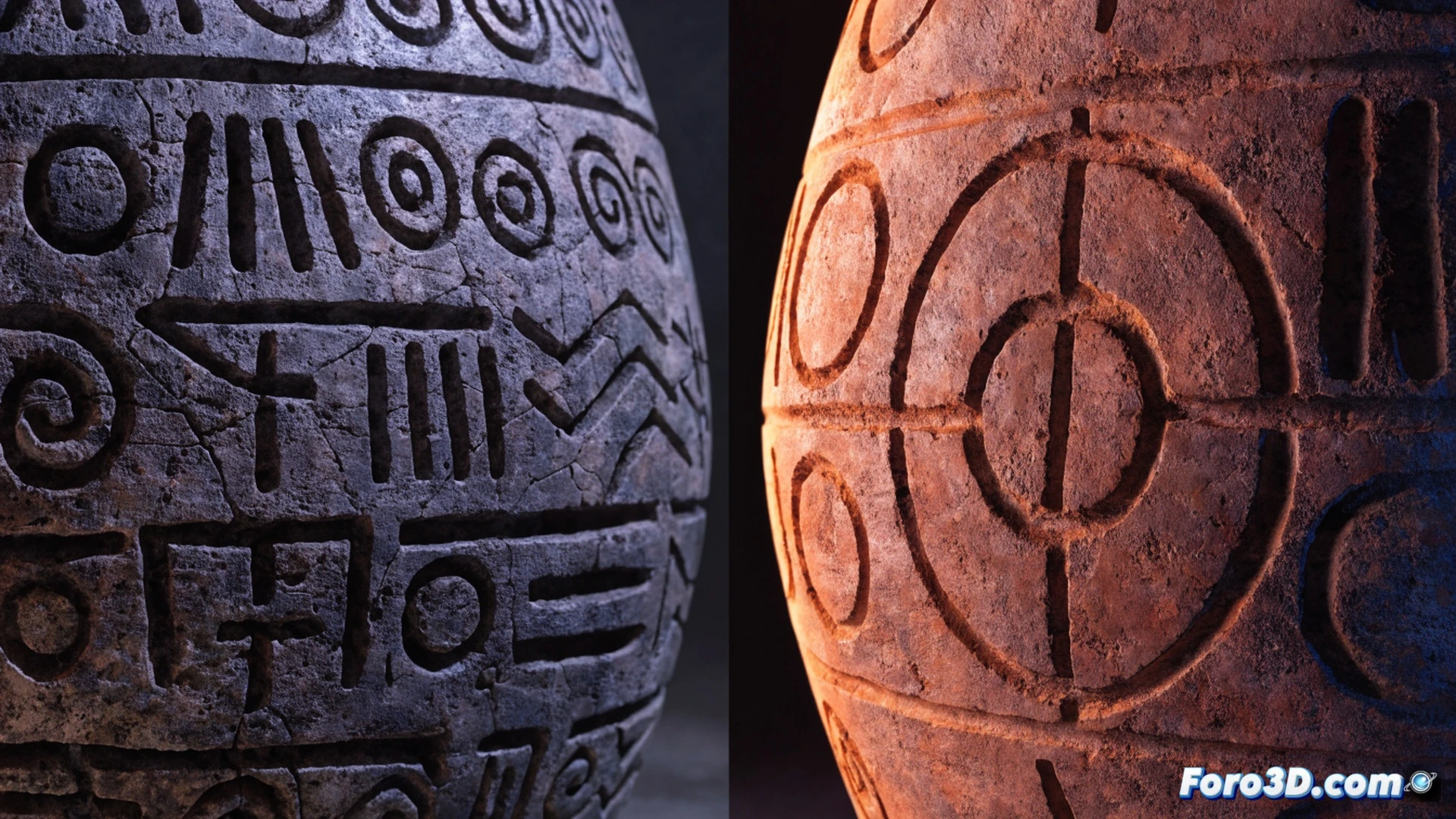 Ancient ceramic figurine being unearthed from archaeological soil, Vinca culture symbols carved into clay surface, a pottery shard with repeating geometric signs held by gloved hand, excavation tools nearby, soft natural lighting illuminating the weathered artifact, photorealistic documentary style, dust particles suspended in air, cracked earth texture, shallow depth of field focusing on the engraved symbols, subtle shadows emphasizing the groove depth, historical preservation context, ultra-detailed ceramic grain and tool marks, cinematic archaeological scene