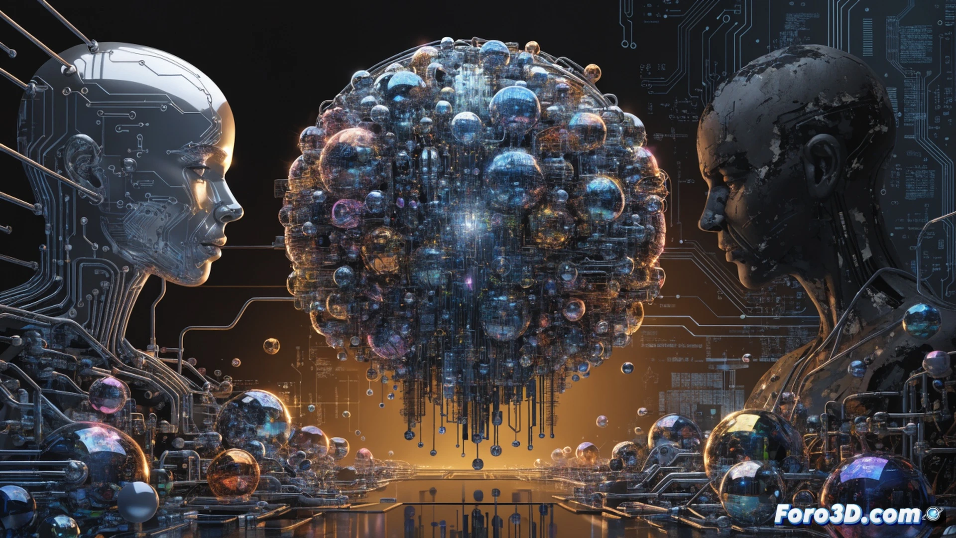 Cinematic scene of a glowing AI neural network core, rapid data streams flowing through transparent server racks, a human hand reaching toward a holographic interface but hesitating mid-air, while digital warning symbols pulse faintly in the background, photorealistic technical illustration, ultra-detailed circuit board textures, cool blue and orange lighting, motion blur on data particles, dramatic contrast between organic hand and cold metal hardware, showing tension between human trust and machine speed, 8K render quality