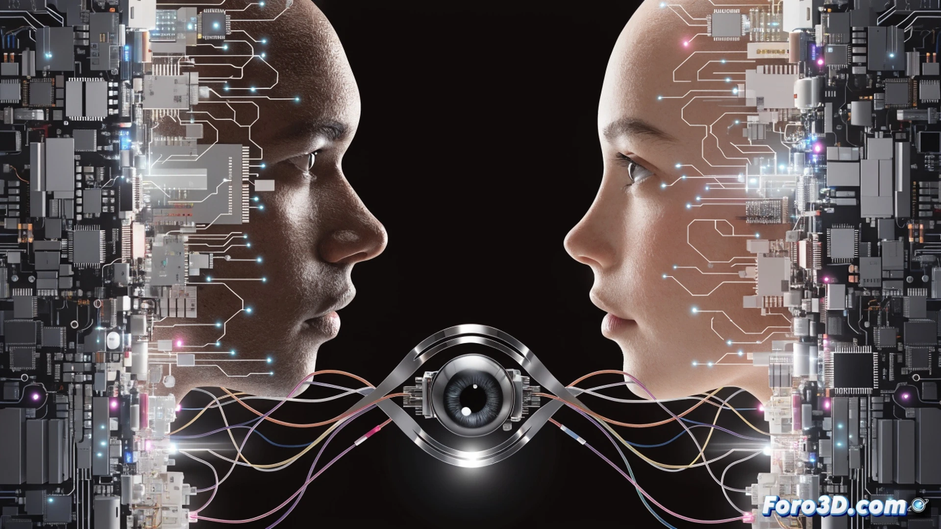 Photorealistic cinematic scene of a job candidate facing a laptop with AI recruitment software interface, facial recognition grid overlaying the person’s face while a transparent holographic resume floats beside them, algorithm bias indicators shown as red warning lines connecting gender and skin tone data points, human hand reaching to block the webcam during evaluation, technical elements include neural network graphs and biased data flow arrows, dramatic chiaroscuro lighting contrasting the neutral AI promise with exposed prejudice, ultra-detailed skin textures and screen reflections, engineering visualization style