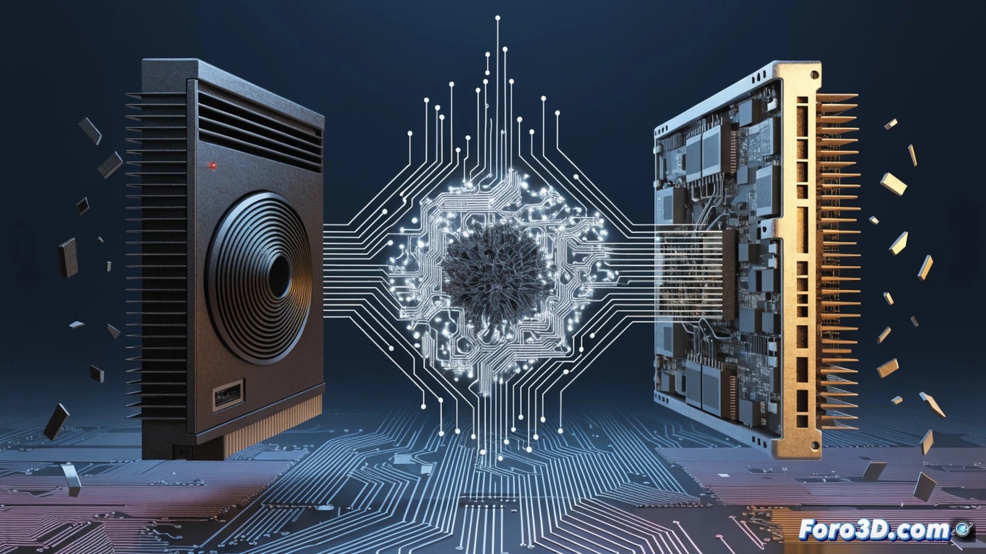 Close-up technical illustration of Linux kernel source code being edited, two deprecated driver files labeled ISA speech synthesizer and industrial factory controller from 1998 being dragged into a digital trash bin by a cursor, code lines fading away, reduced kernel size visualized as a shrinking system footprint, security lock icons appearing in place of removed code, photorealistic engineering visualization, dark terminal background with green syntax highlighting, glowing deletion trails, minimal interface, dramatic low-angle lighting on hardware components, ultra-detailed circuit board textures, cinematic technical render