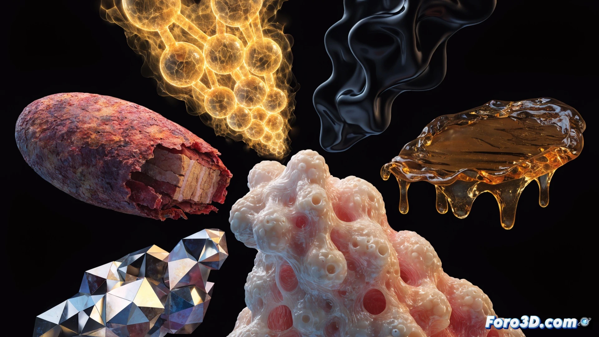 five ultraprocessed items floating in a dark void, each surrounded by glowing inflammation particles, a human silhouette with transparent metabolic pathways showing red inflamed liver and pancreas, while a digital scanner beam sweeps across the scene detecting hidden sugar spikes, cinematic medical visualization, photorealistic organic textures, dramatic chiaroscuro lighting, microscopic detail on food surfaces, glowing orange metabolic disruption lines connecting each enemy to the silhouette, ultra-detailed cellular inflammation response, technical illustration style