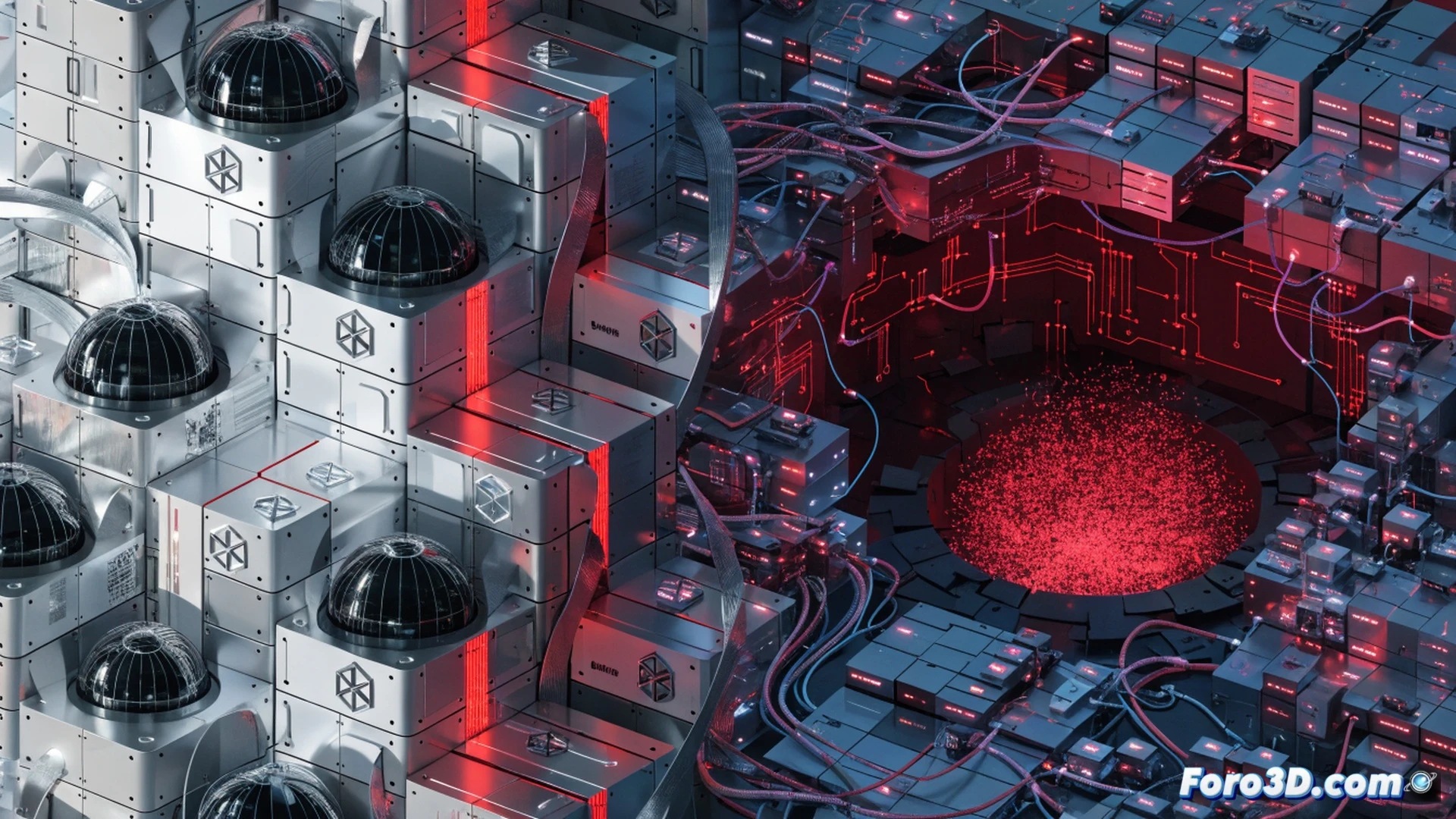 digital wallet interface cracking open like a broken screen, glowing cryptocurrency coins spilling out through hairline fractures, a cascade of phishing links wrapping around a globe icon, multiple fake Uni-App login pages overlapping in transparent layers, a hand hovering over a keyboard with a red warning triangle casting shadow on the monitor, technical illustration style, cinematic cybersecurity atmosphere, dark blue and neon red lighting, photorealistic render, high contrast dramatic shadows, detailed circuit board patterns in background, showing the moment of digital asset theft during fraudulent connection process
