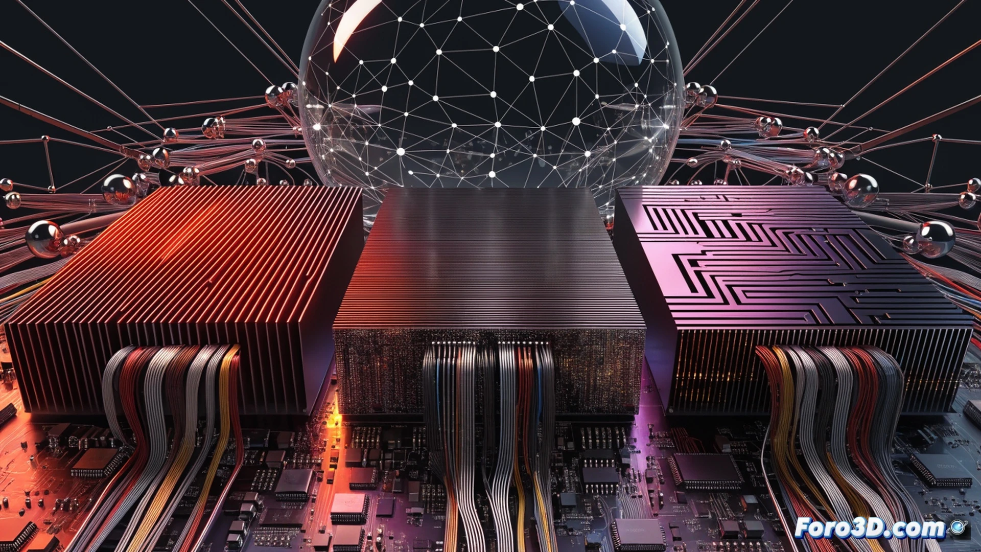 Vintage Nvidia GTX graphics card being extracted from a dusty PC case with a screwdriver, security padlock icon hovering above the card while a digital shield symbol glows over its circuitry, motherboard traces showing green and orange warning lines, cinematic technical illustration, dark metallic components, focused dramatic lighting on the PCIe slot and GPU die, photorealistic engineering visualization, meticulous detail on capacitors and heatsink fins, subtle dust particles in the air, industrial blue and amber LED reflections
