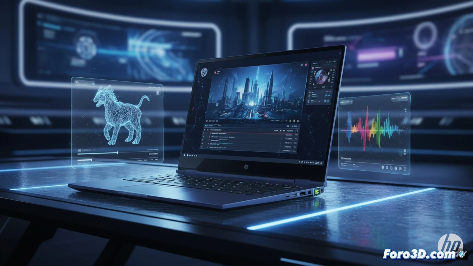 HP OmniBook Ultra 16 y X 14 portátiles delgados con GPU RTX Spark para modelado 3D profesional