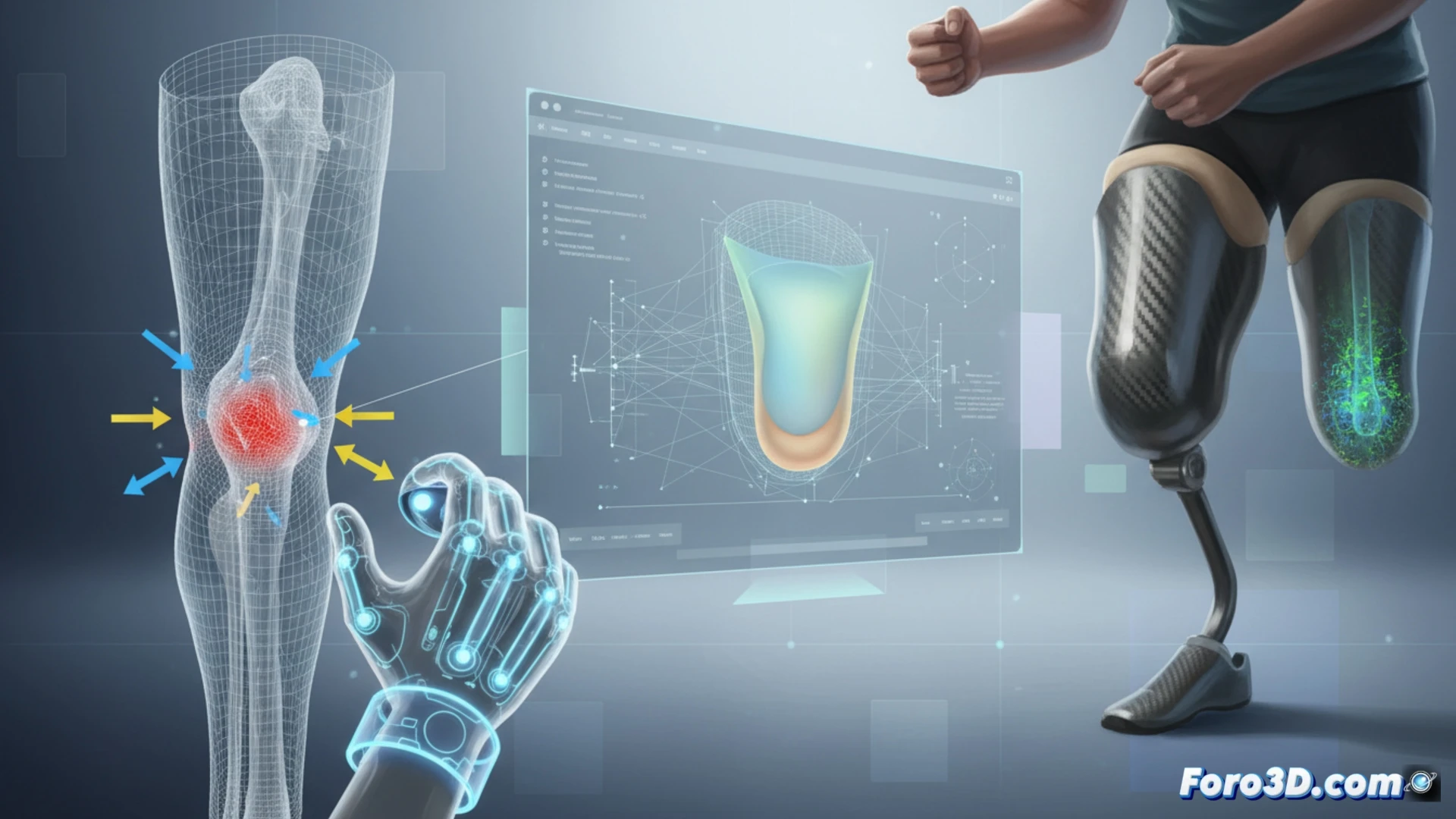 Escáner 3D de muñón protésico para diseño personalizado de socket y prevención de úlceras por presión