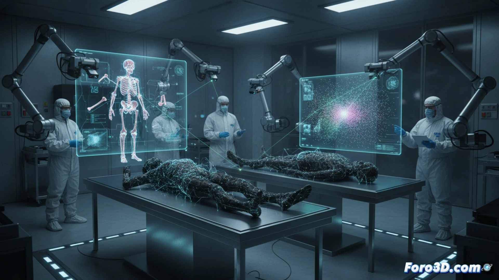 Reconstrucción 3D de cadáver carbonizado mediante fotogrametría forense en laboratorio de autopsia virtual