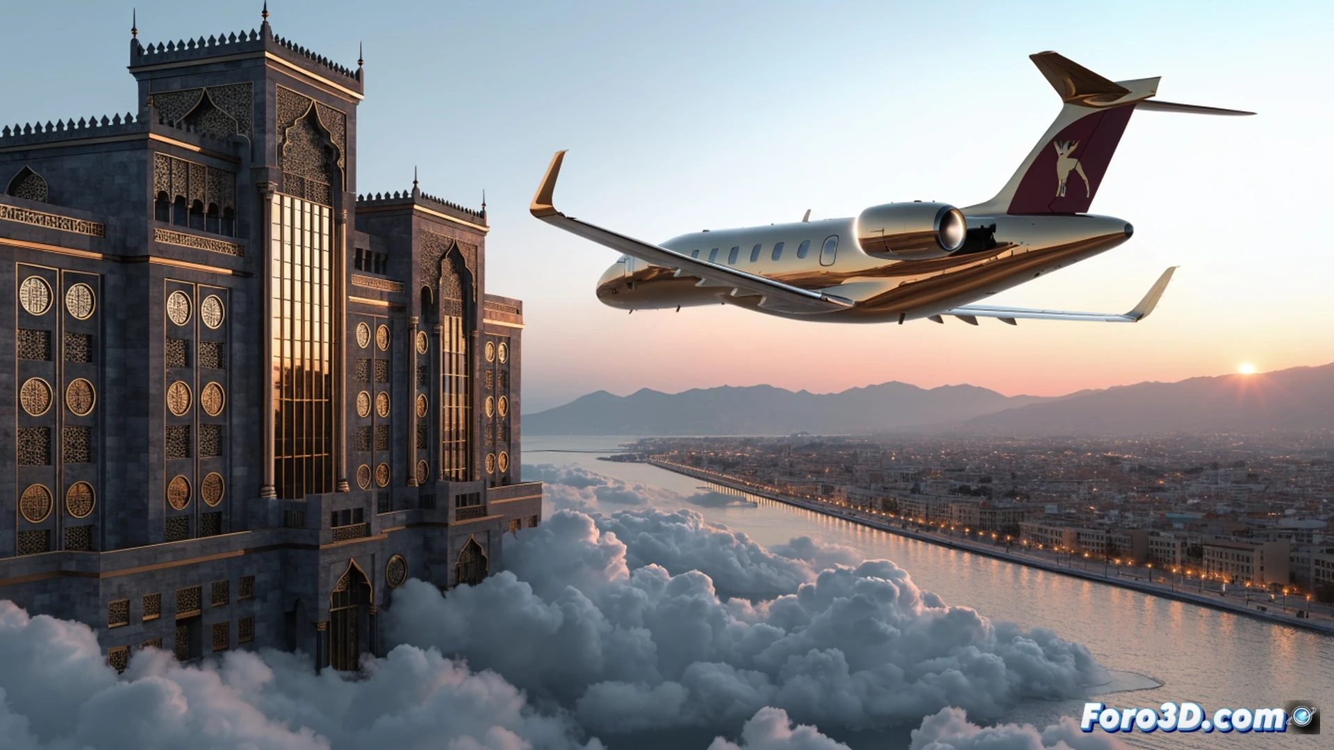 A private jet being handed over as a ceremonial gift, a diplomatic handshake frozen mid-gesture while a digital transparency dashboard displays red warning alerts and broken trust indicators, jet fuel vapor trails morphing into chains wrapping around a government building, cinematic photorealistic engineering visualization, dramatic chiaroscuro lighting casting long shadows across polished aircraft metal and official documents, sharp focus on the conflicting symbols of luxury and accountability, ultra-detailed cockpit instruments reflecting a blurred political seal, high-contrast industrial atmosphere