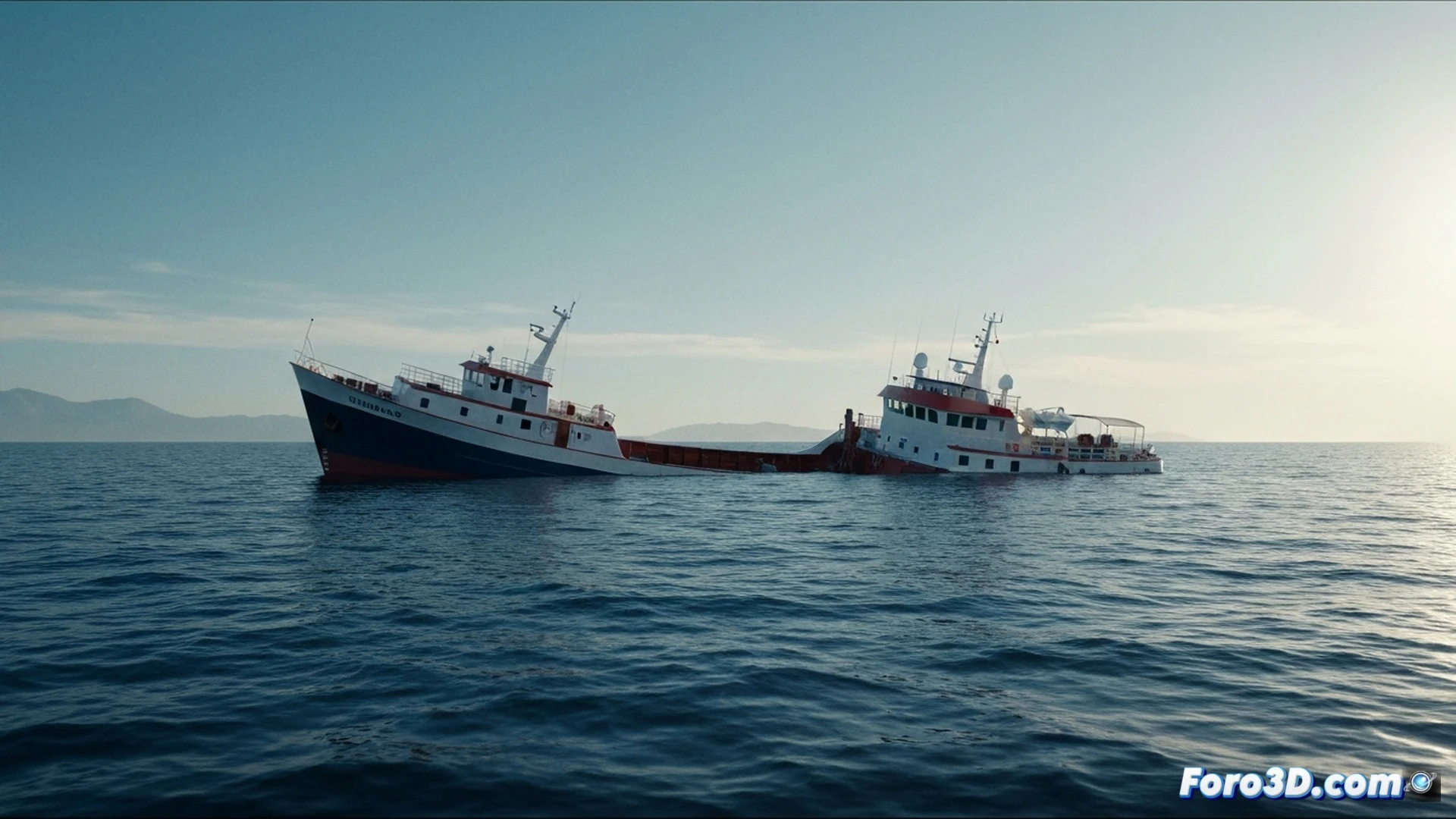 photorealistic technical illustration of a broken floating mooring line snapping under tension, frayed rope fibers spraying seawater droplets, a yacht drifting away in rough sea with no crew on deck, mooring cleat showing metal fatigue cracks, wind and current arrows visualized as ghostly blue vectors, cinematic storm lighting, dark grey ocean with whitecaps, ultra-detailed rope texture and corrosion on hardware, dramatic wide-angle shot capturing the moment of detachment, engineering visualization style