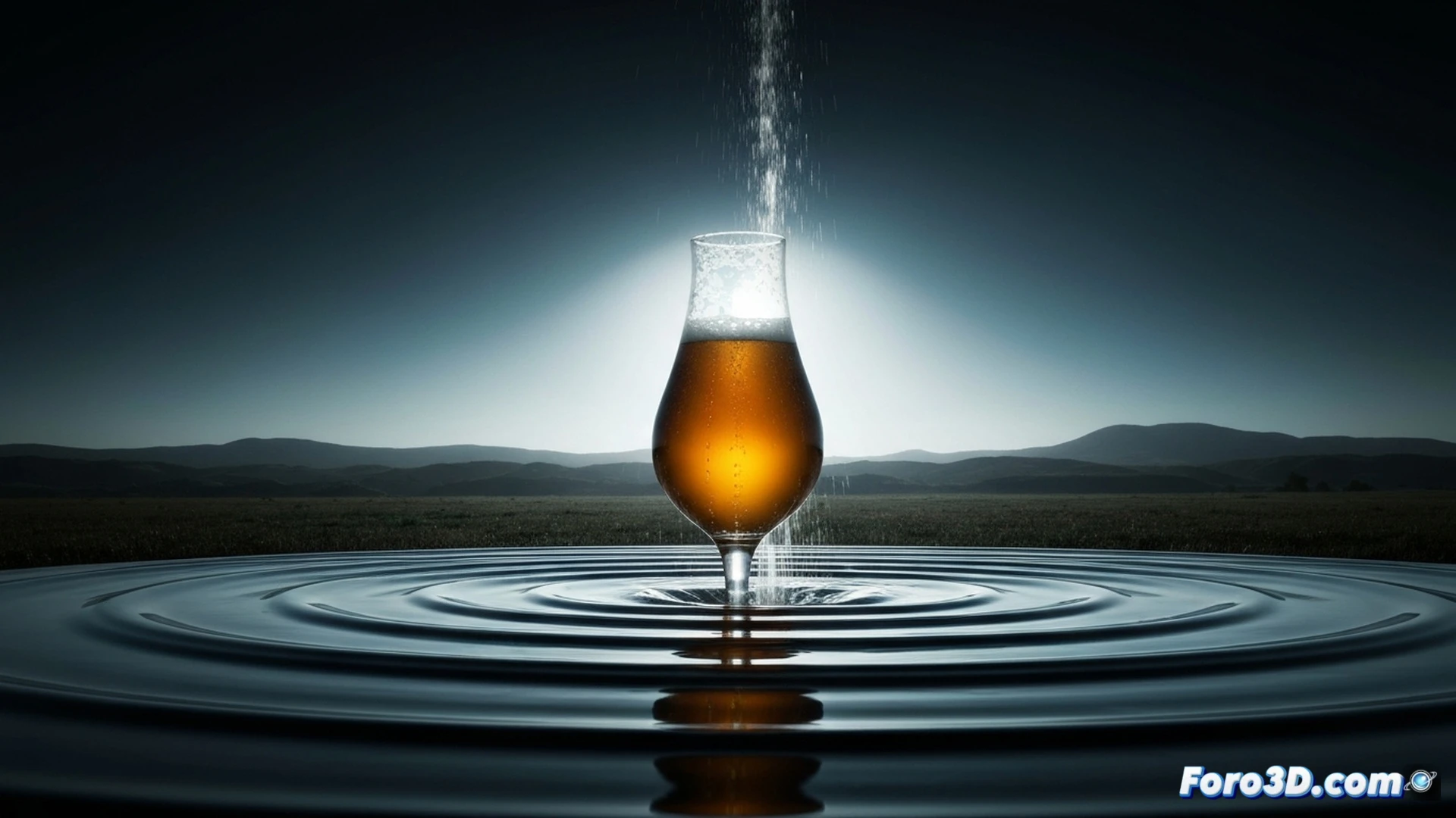 home brewing fermentation vessel cross-section, yeast slurry visibly separating and sinking to bottom while foam layer collapses, digital thermometer showing stalled temperature, hydrometer floating in murky liquid at high gravity reading, sanitized stainless steel equipment in background, dramatic side lighting revealing suspended particles and unfermented sugars, photorealistic technical illustration, condensation droplets on glass wall, action of fermentation arrest captured mid-process, engineering visualization with precise measurement tools, dim ambient lighting with focused beam on stalled activity
