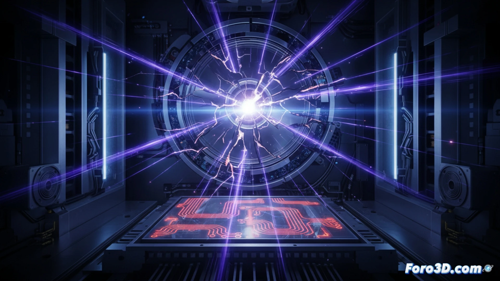 Lente rota en maquina EUV de litografia ASML impacto en fabricacion de chips 3D