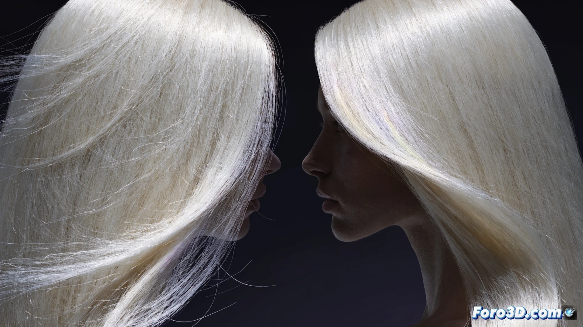 close-up of a platinum blonde hair strand being treated with a precision applicator nozzle, glowing blue light from a BlondMe bond-protecting serum bottle, a stylist’s gloved hand applying the formula while a second hand holds a digital pH meter showing 8.5, microscopic cuticle scales lifting evenly without breakage, white polar reflection on the hair surface, laboratory-style background with amber glass bottles and a spray mister, cinematic photorealistic technical illustration, sharp focus on the hair fiber and applicator tip, soft backlight revealing silky texture, no text or numbers except the meter display