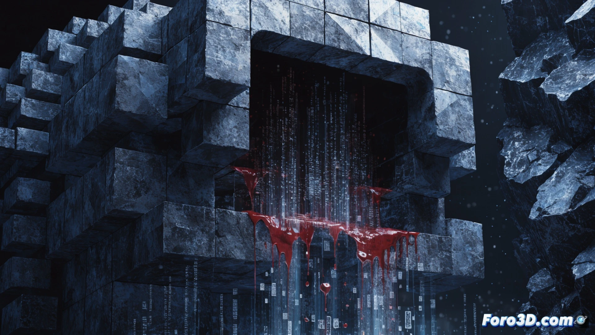 Squid proxy server motherboard with glowing red data streams leaking from a cracked reverse proxy module, HTTP packets flowing outward as exposed plaintext passwords and credit card numbers visible inside the streams, while a padlock icon shatters above the leak, cyber attack visualization, dark server rack background with blinking LED indicators, dramatic red alert lighting, photorealistic technical illustration, cinematic close-up of the compromised circuit board, glowing fault lines spreading across the chip surface, ultra-detailed electronic components, high contrast industrial atmosphere