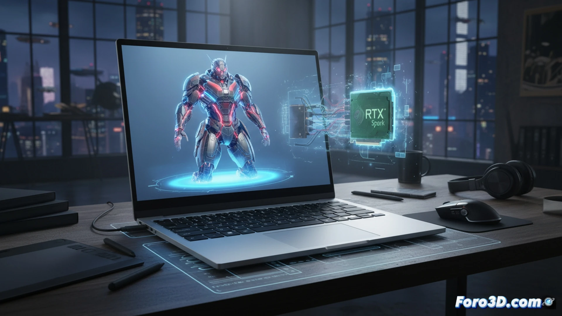 Surface Laptop Ultra con RTX Spark, portátil premium para modelado y renderizado 3D profesional