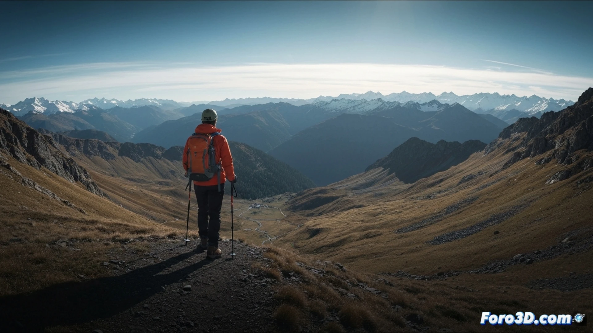 Montañista bloqueado en interfaz de reserva rota, mochila con equipo técnico, señal wifi cayendo desde smartphone congelado, nubes envolviendo pico nevado al fondo, error 503 brillando en pantalla agrietada, cables de red desconectados entre rocas, linterna roja de emergencia iluminando escena, estilo cinematográfico fotorrealista, textura de tormenta digital, luces frías de alta montaña, render técnico ultra-detallado, sensación de aislamiento tecnológico.