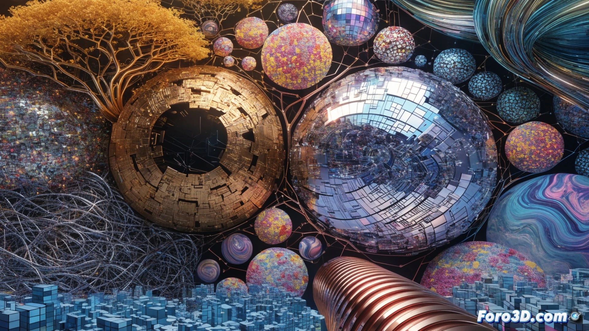 Aerial view of a Vietnamese industrial port at dawn, international cargo ships docking while robotic cranes unload containers onto automated guided vehicles, Vietnamese engineers in hard hats analyzing data on holographic tablets beside foreign investors, seamless flow of global supply chains merging with local factory infrastructure, glowing digital trade routes over the port, photorealistic cinematic visualization, dynamic lighting reflecting on wet docks, ultra-detailed mechanical systems, symbolic fusion of traditional Vietnamese architecture in background with modern logistics hubs
