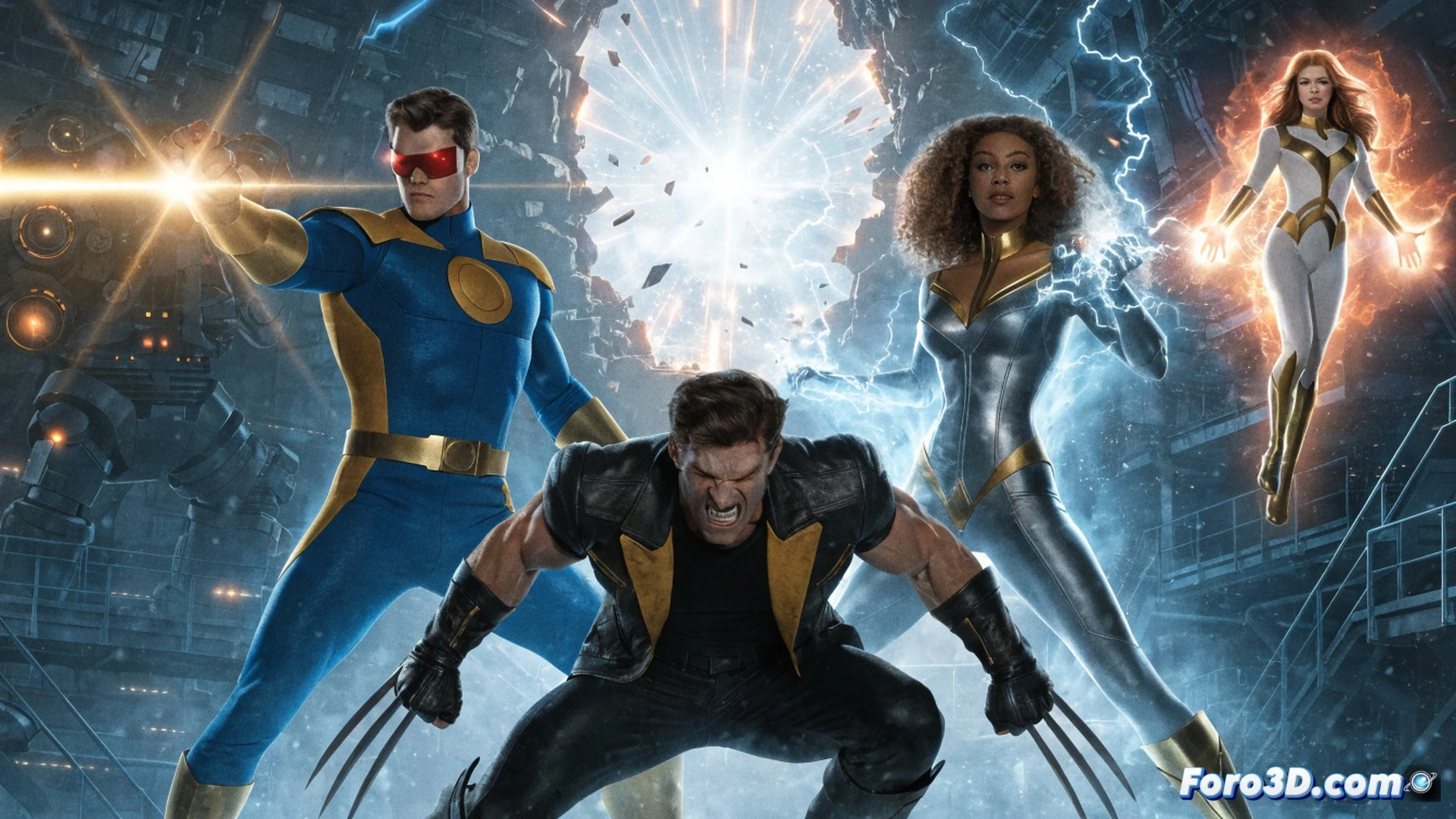 X-Men 97 control room animation timeline, producers reviewing production schedule on holographic displays, accelerated timeline showing season 3 production starting immediately after season 2, digital calendar markers jumping forward without delays, cinematic technical illustration, glowing blue interface panels, animators working on storyboards in background, smooth workflow demonstration, futuristic studio environment with multiple monitors showing character rigging process, streamlined pipeline visualization, photorealistic engineering render, dramatic overhead lighting, sleek metallic desks and holographic data streams