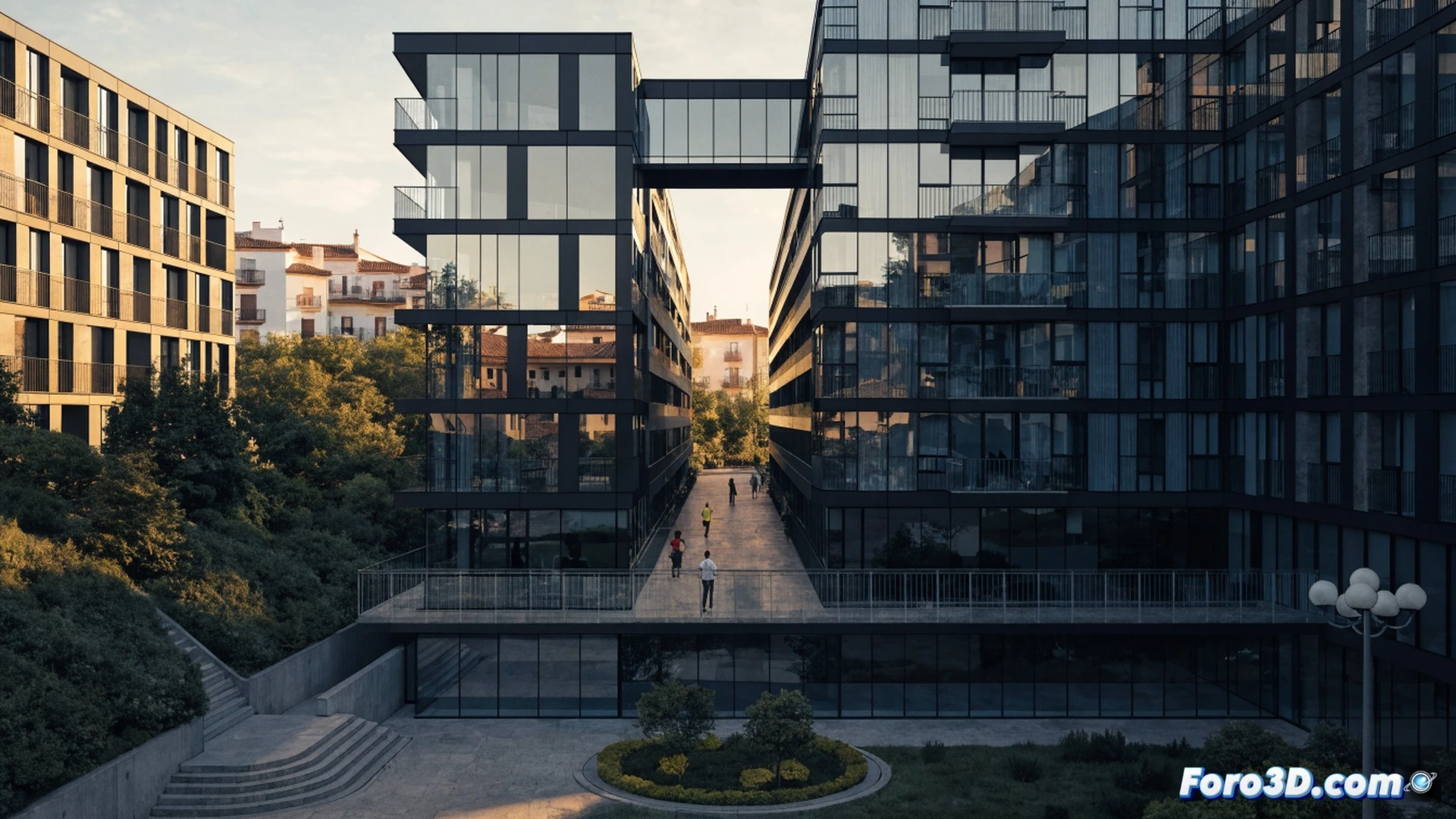 modern apartment building facade with 78 glowing windows arranged in lottery ball pattern, construction crane lifting a key-shaped foundation block, digital application forms floating from open windows towards a central city hall icon, photorealistic architectural visualization, morning sunlight casting long shadows, scaffolding with European Union flag decals, metallic lottery drum mechanism embedded in the building entrance, realistic brick texture and glass reflections, dramatic low-angle perspective, ultra-detailed urban environment, cinematic technical illustration