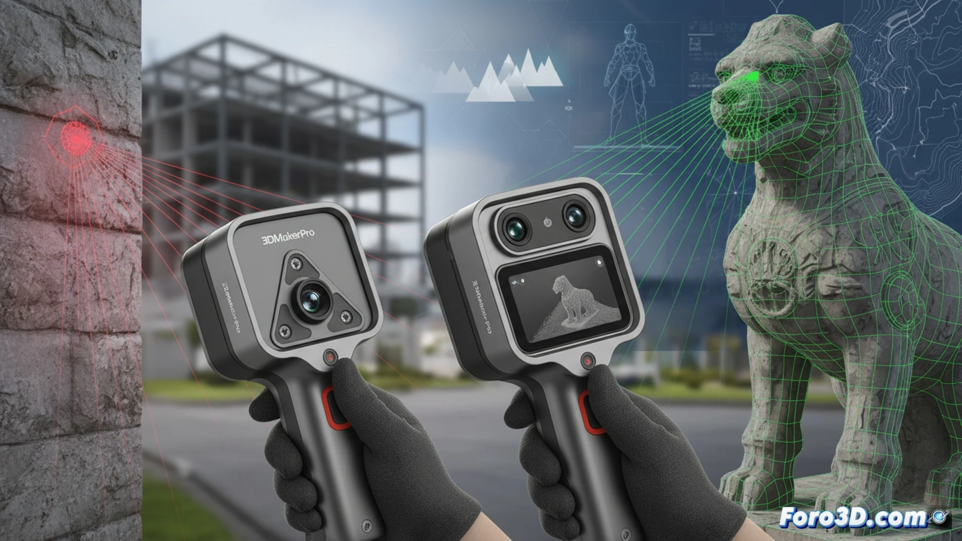 3DMakerPro presenta la serie Raven: escáneres LiDAR portátiles