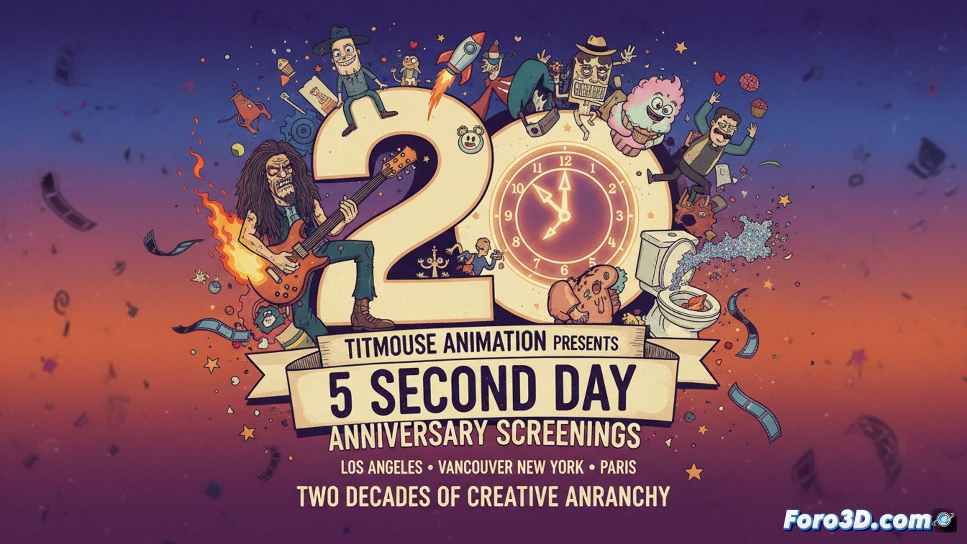 5 Second Day: 20 años de experimentación animada en Titmouse