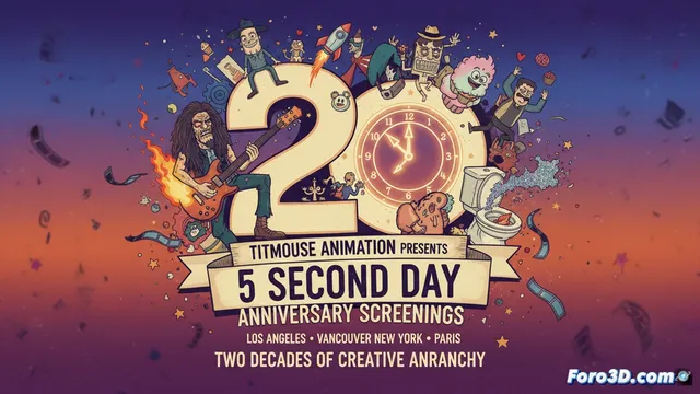 5 Second Day: 20 años de experimentación animada en Titmouse