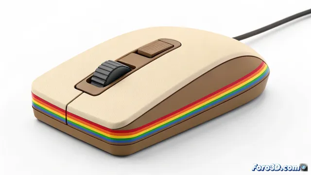 8BitDo presenta un ratón Retro R8 con diseño Commodore C64