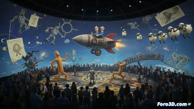 Aardman celebra 50 años con una experiencia inmersiva 360°
