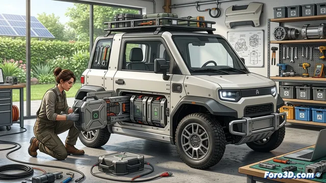 Aria EV: Diseño 3D para una movilidad eléctrica reparable y sostenible