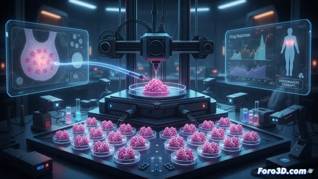 Bioimpresión 3D de tumores para acelerar la terapia personalizada