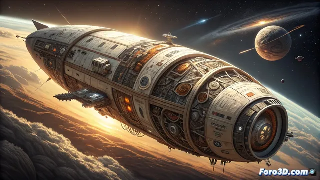 Chrysalis: Modelado 3D de una Nave Interestelar para Mil Colonos