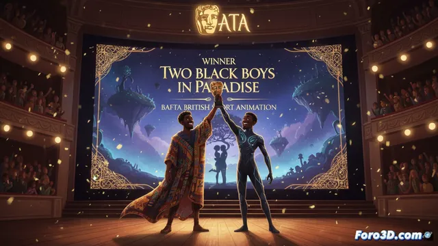 Corto animado 'Two Black Boys in Paradise' gana BAFTA británico