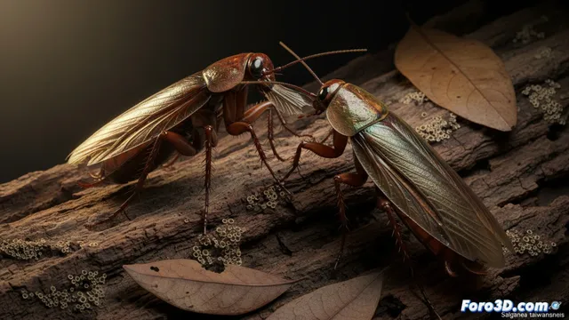 Cucarachas monógamas: un caso para la visualización 3D