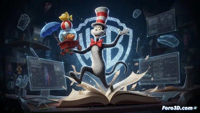 De la página al volumen: el Gato de Dr. Seuss salta a 3D
