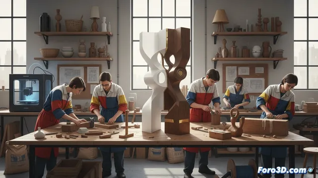 La Bauhaus fusiona impresión 3D y artesanía tradicional