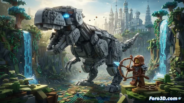 Lego Horizon Adventures: Fotorrealismo en Juguete con UE5 y Houdini