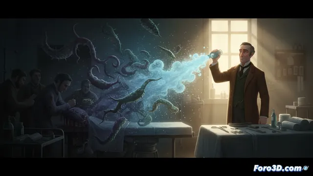 Lister y la guerra invisible: una película animada sobre antisépticos