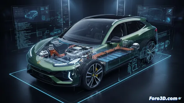 Lotus Eletre X: Ingeniería 3D tras el SUV híbrido-eléctrico