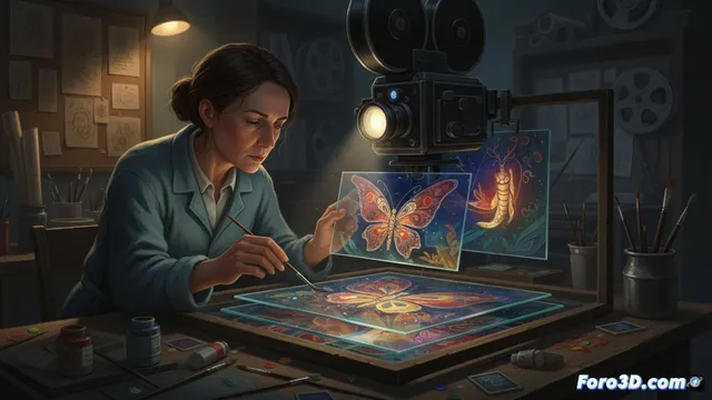 Pintura bajo cámara: la técnica artesanal de Papillon en los Oscar