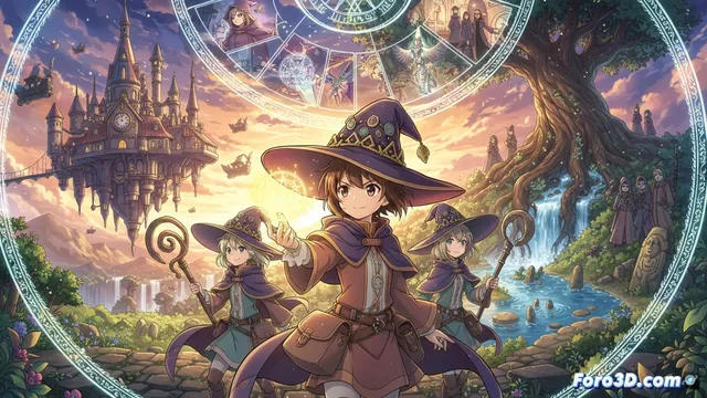 Tráiler oficial del anime Witch Hat Atelier revela elenco y estreno 2025