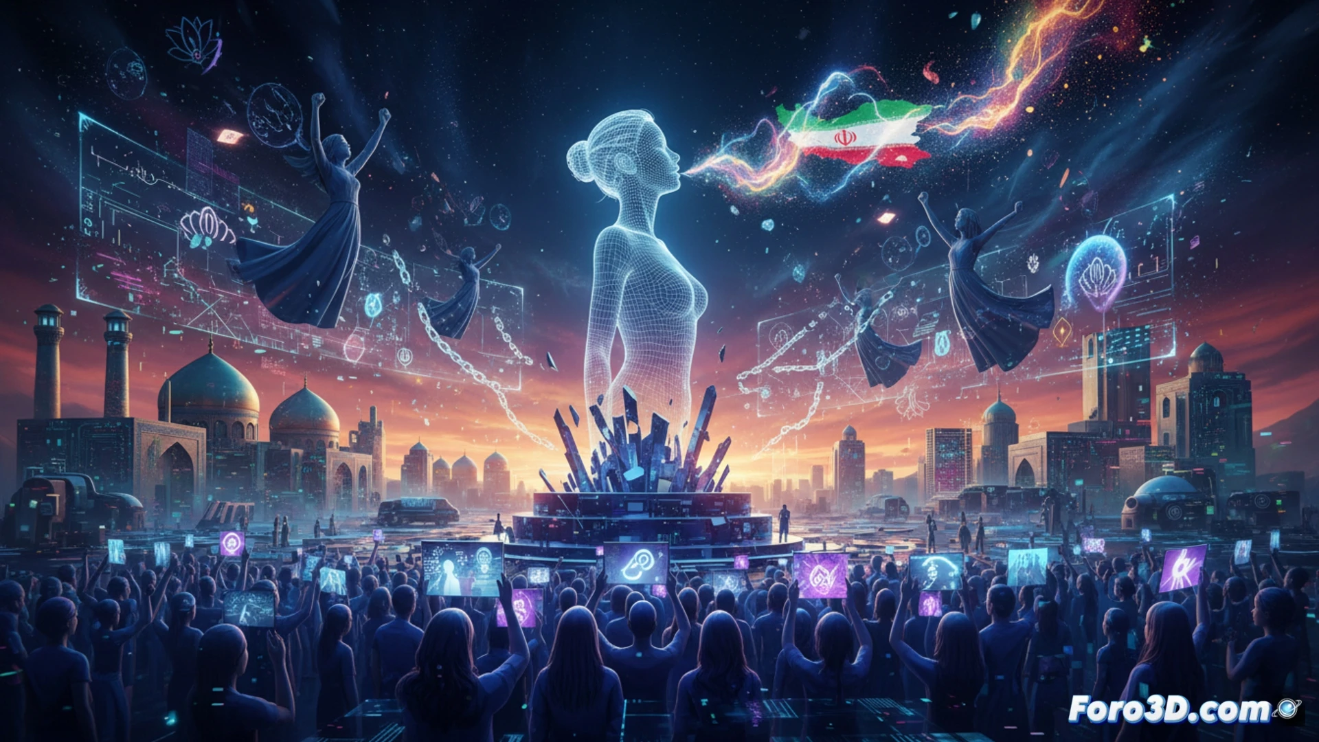 Activismo 3D: La Voz Digital de las Mujeres en Irán