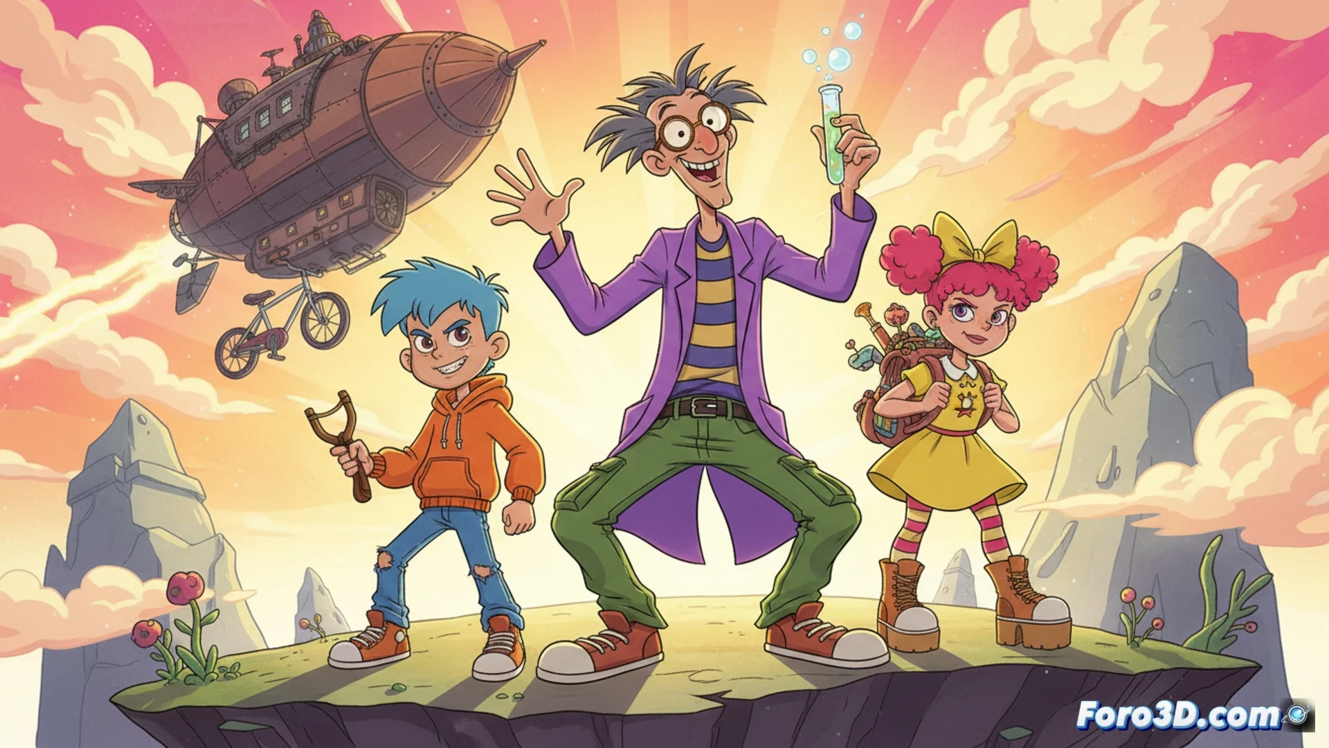 Adult Swim Smalls estrena corto indie español 3,2,1... Chachipistachi