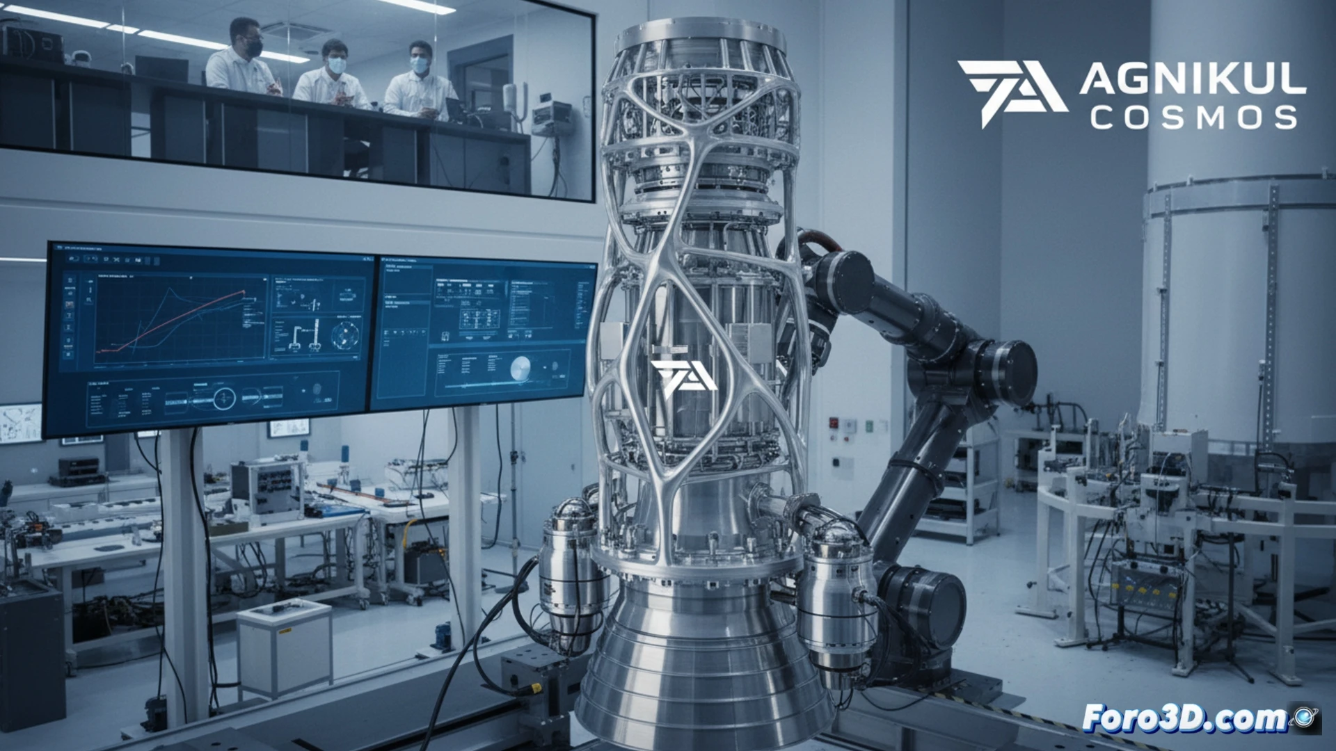 Agnikul imprime en 3D un motor cohete completo en una pieza