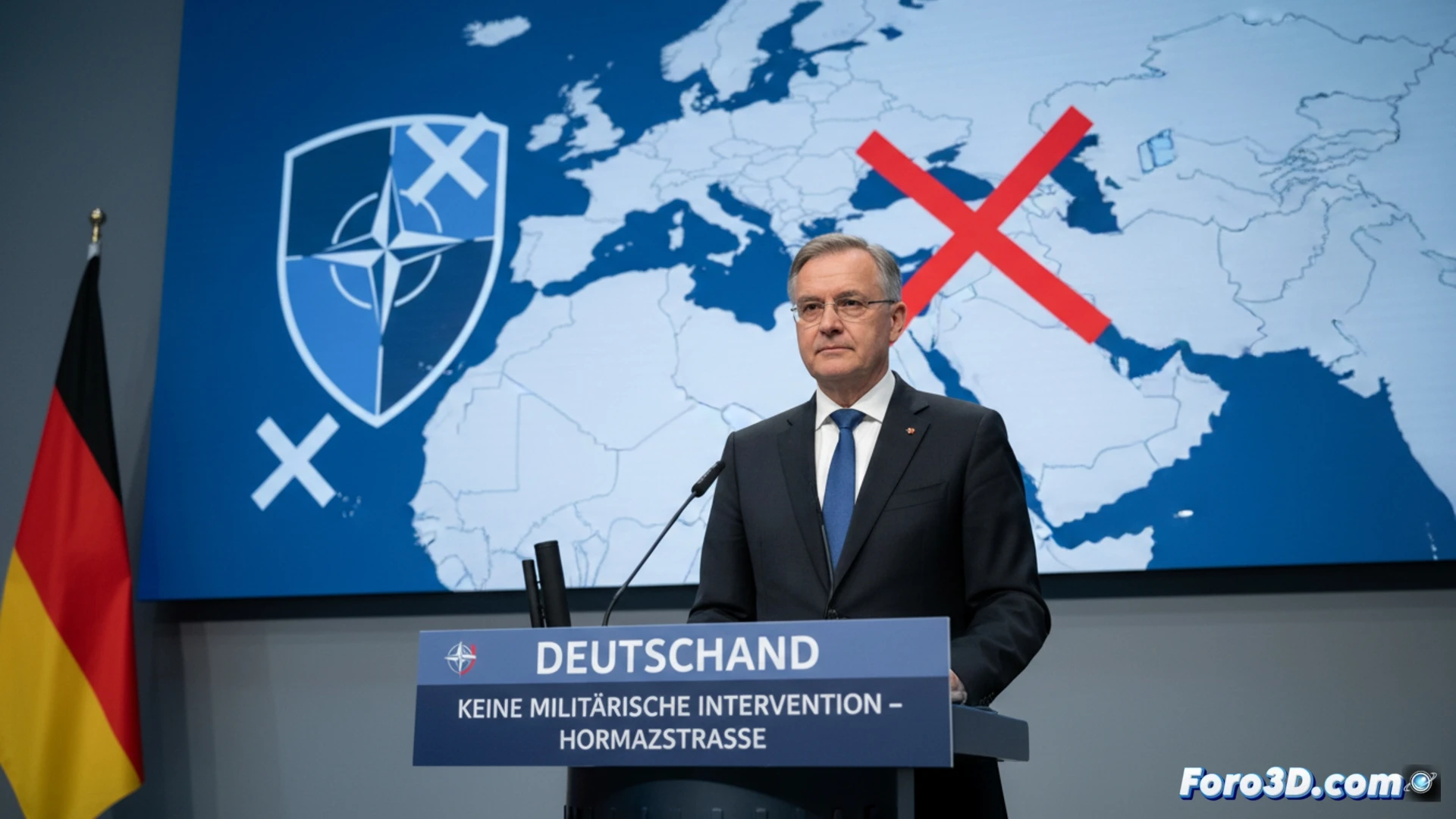 Alemania descarta intervención militar en el Estrecho de Ormuz