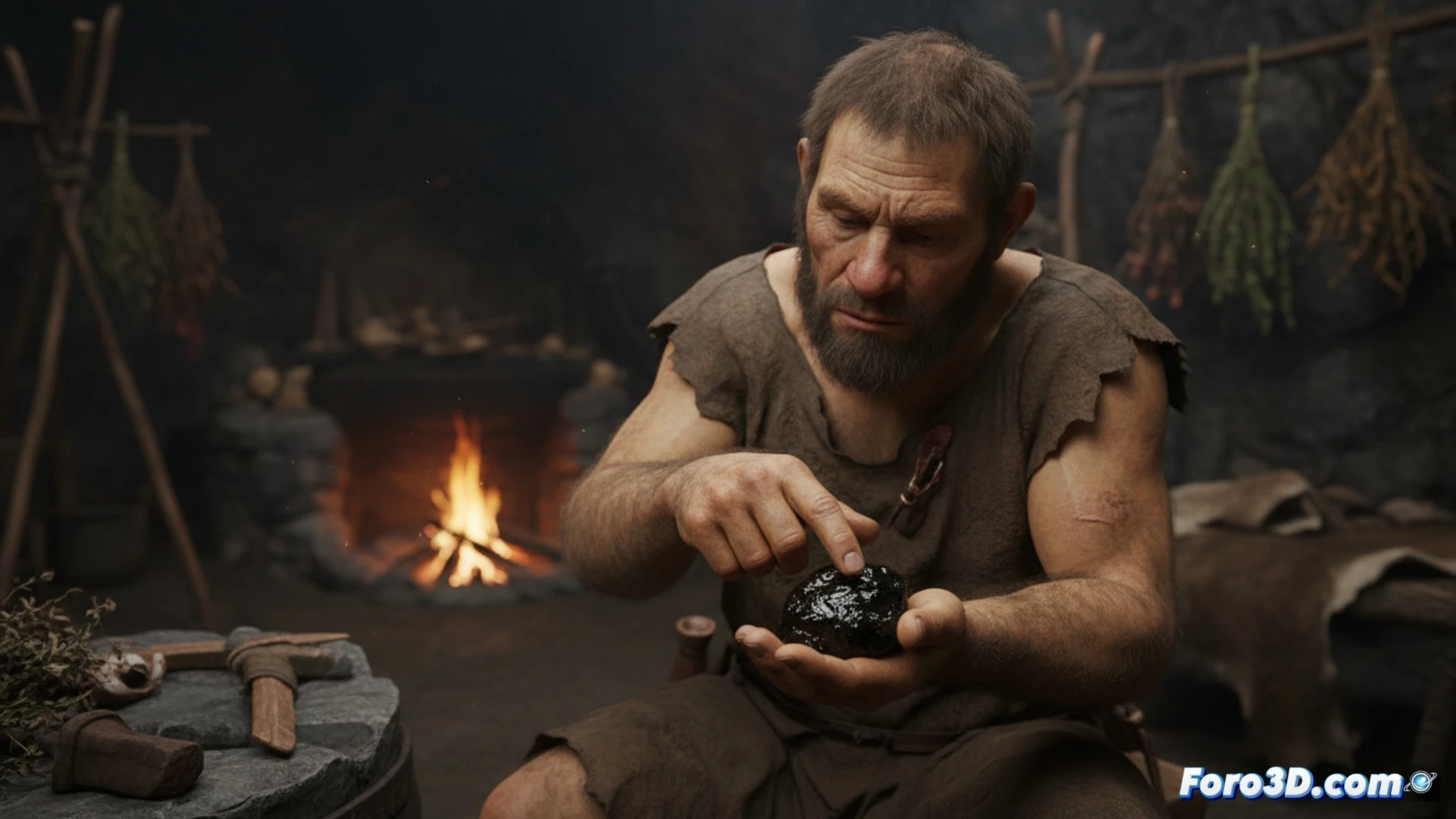 Alquitrán neandertal: ¿primer antibiótico digitalmente recreado?