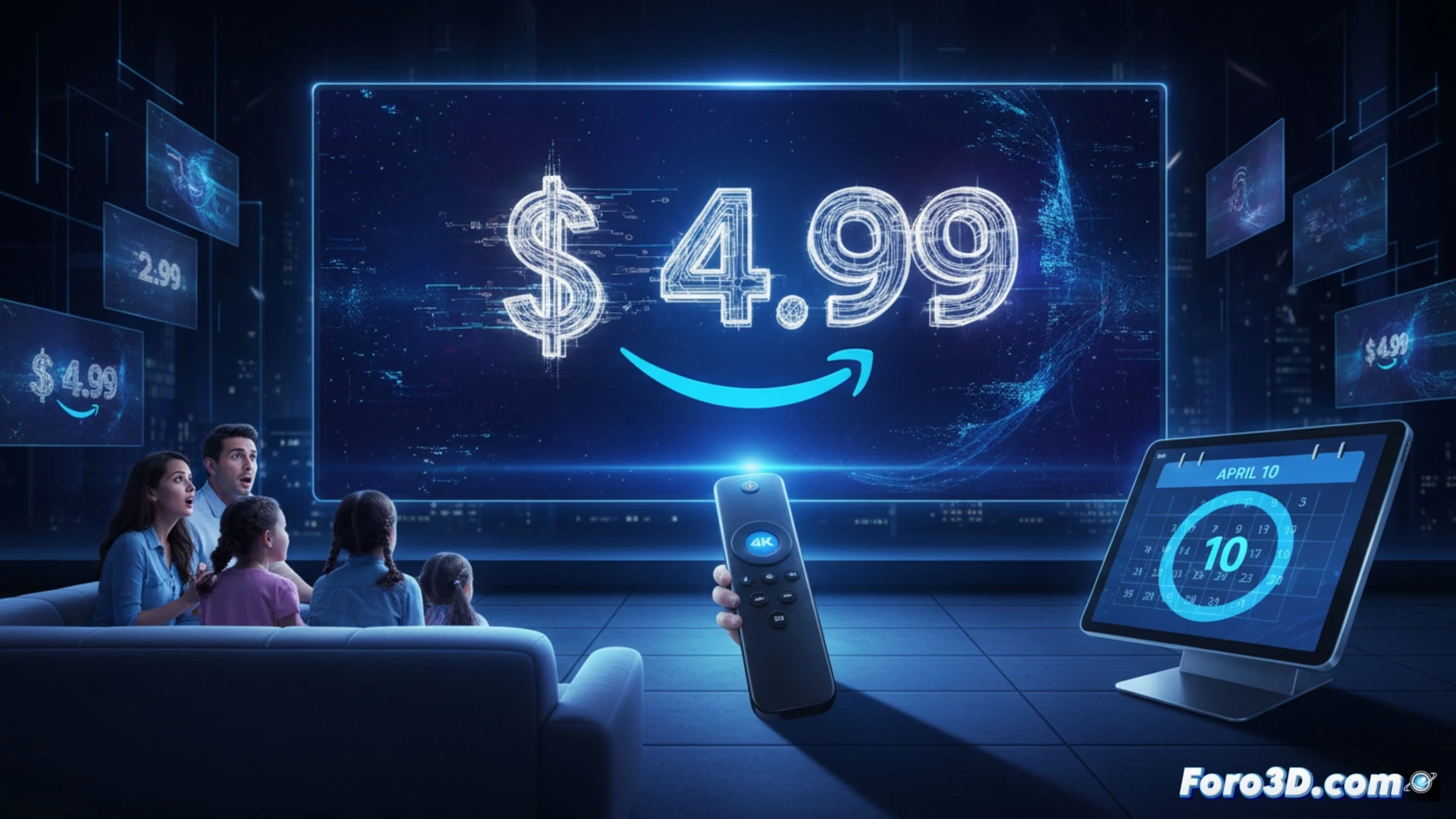 Amazon Prime Video sube el precio de su plan sin anuncios a 4.99 dólares