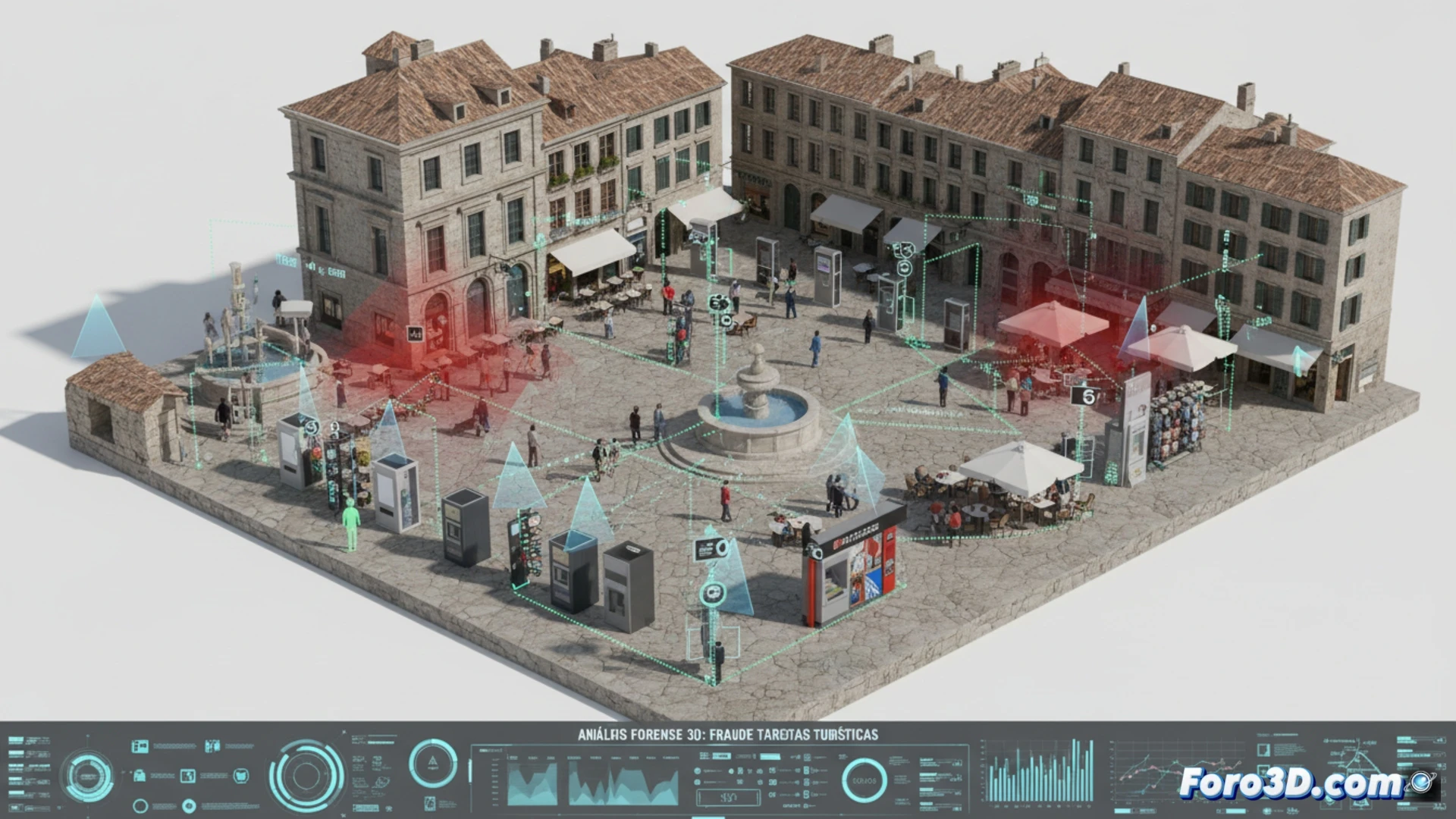 Análisis 3D de estafas con tarjetas en zonas turísticas