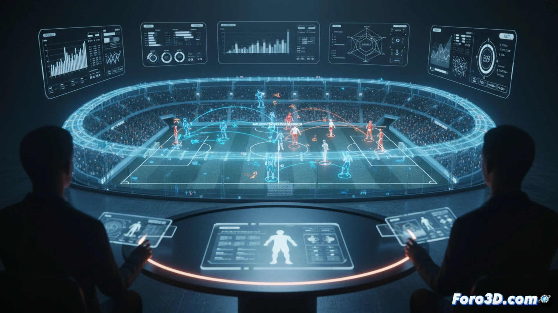 Análisis 3D de la batalla hispano-inglesa en Champions